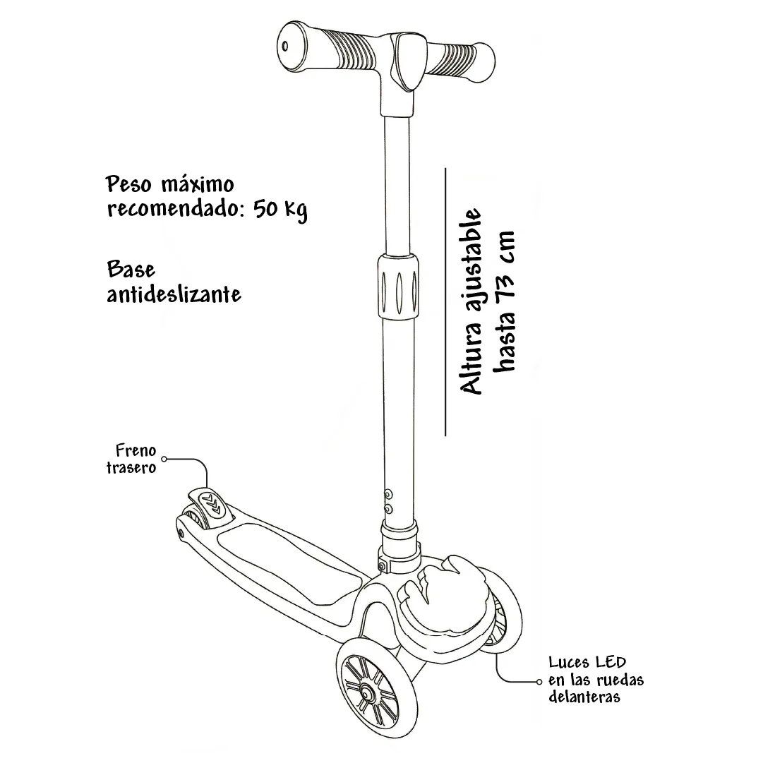 Ficha tecnica patineta stitch